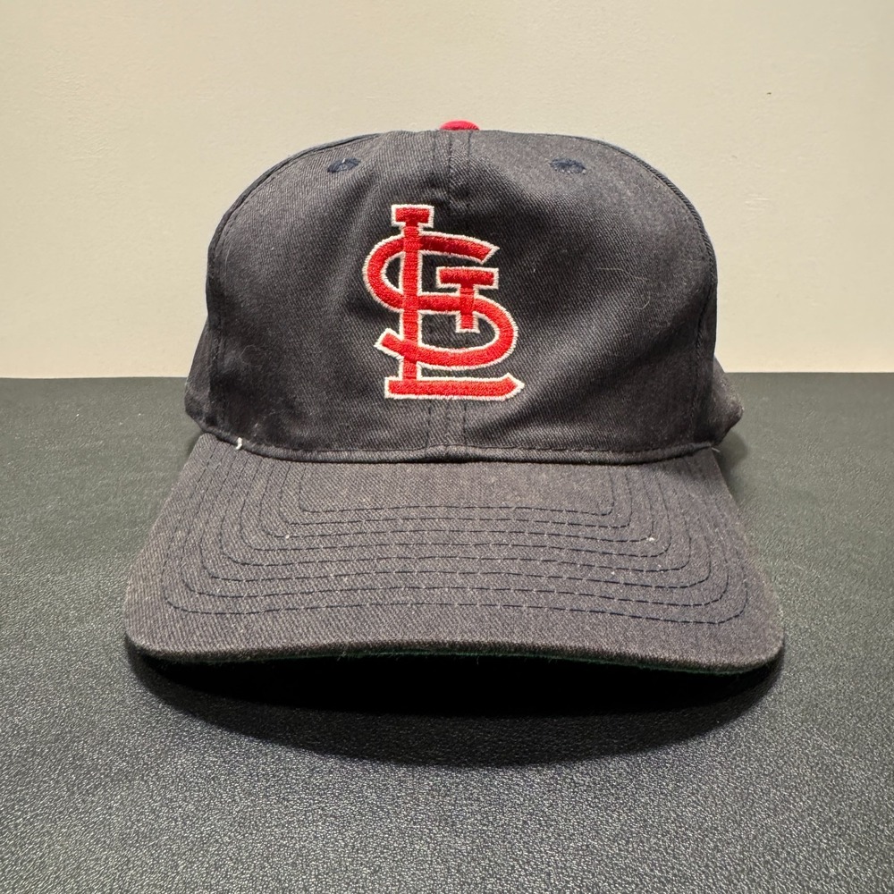 Vintage St Louis Cardinals Hat Cap Red Logo Embrodery Snap Back Baseball MLB